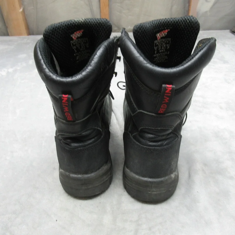 Red Wing Mens 11D Boots‎ Black King Toe 3512 Leather Waterproof Safety Toe Work